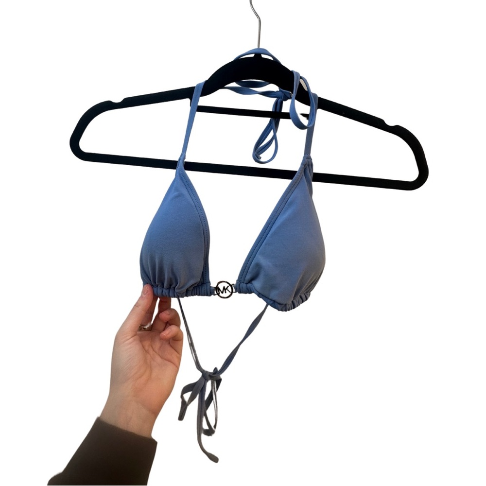 MICHAEL Michael Kors Blue Triangle Bikini